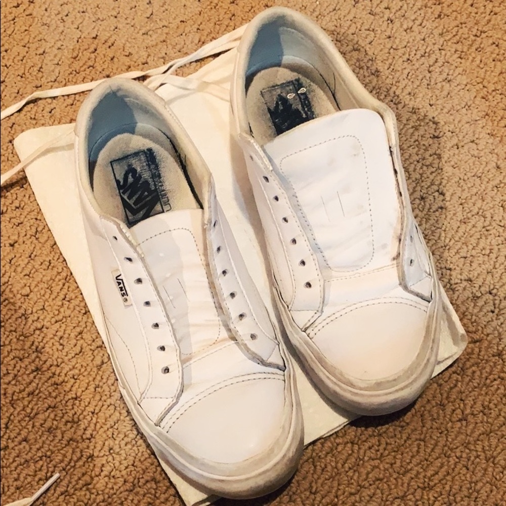 Classic white vans